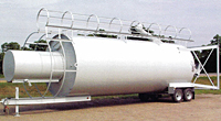 350 barrel portable silo image